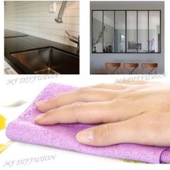 Microfibre caoutchouc