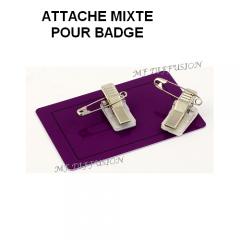 Pince adhésive mixte