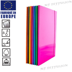 Dossier 3 volets avec élastique MF DIFFUSION