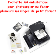 Pochette transparente A4 Facil Fax MF DIFFUSION