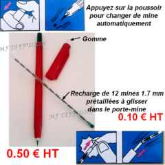 Porte-mines 1.7 mm + recharge MF DIFFUSION