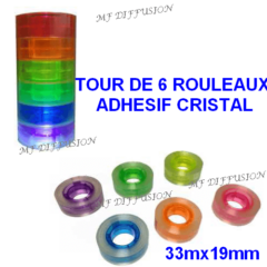 Tour 6 adhésifs Rainbow MF DIFFUSION