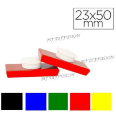 Aimants rectangulaires 23x50 mm MF DIFFUSION