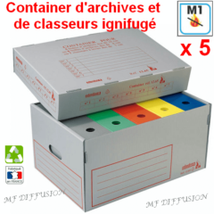 Container d'archives et classeurs ignifugé MF DIFFUSION