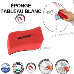 Éponge magnétique tableau blanc MF DIFFUSION
