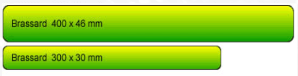 Dimensions brassards