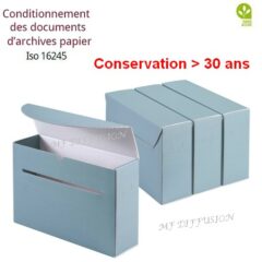 Boite d'archive JALEMA sans acide + 30 ans MF DIFFUSION
