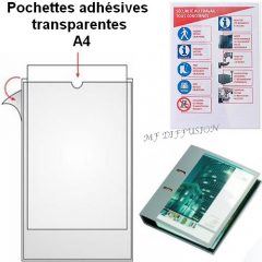 Pochette adhésive A4 MF DIFFUSION