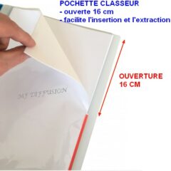 Pochette index couleur perforée MF DIFFUSION