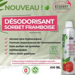 Désodorisant Ecocert sorbet Framboise MF DIFFUSION
